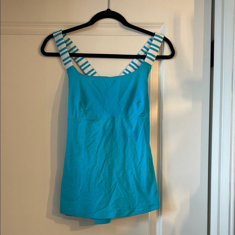 Lululemon Blue Striped Women's Top